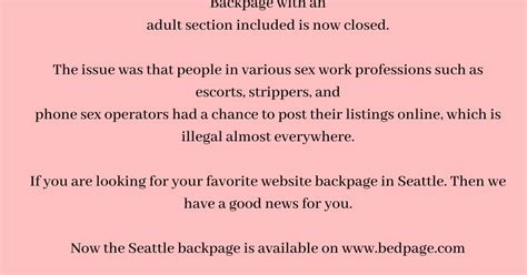 seattle backpage